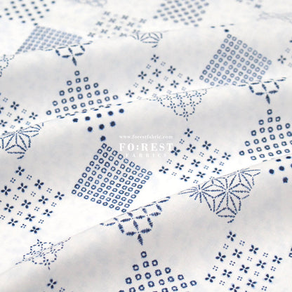 cotton - Quilt traditional Japanese style fabric - FO:REST Fabric 布恩堂Liberty fabrictana lawnjapanese fabricykk zipper