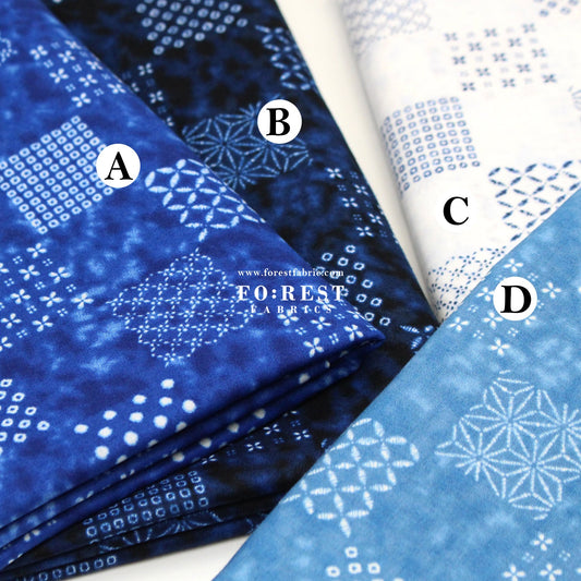 cotton - Quilt traditional Japanese style fabric - FO:REST Fabric 布恩堂Liberty fabrictana lawnjapanese fabricykk zipper