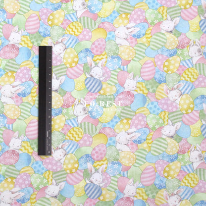 cotton - Rabbit Easter Egg fabric - FO:REST Fabric 布恩堂Liberty fabrictana lawnjapanese fabricykk zipper