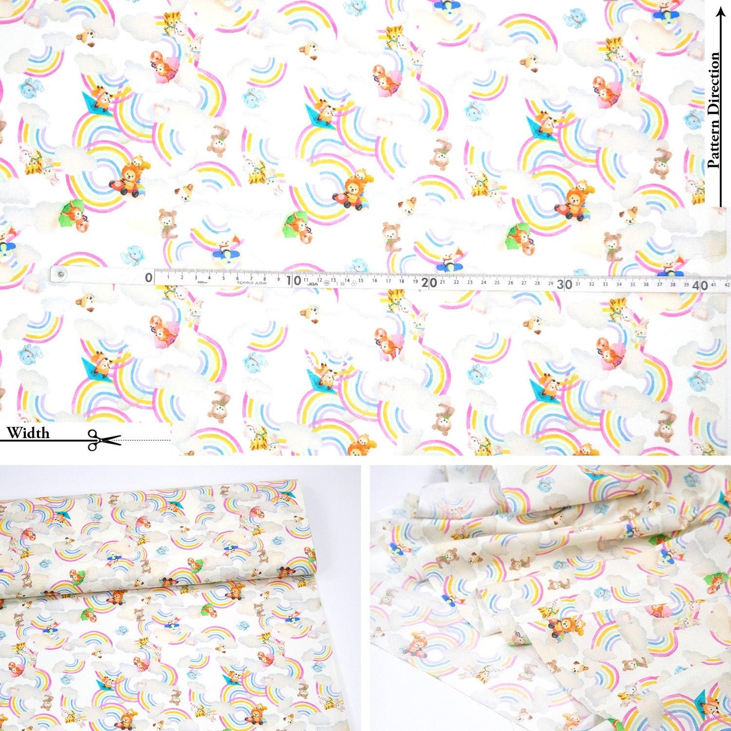 cotton - Raning Silder fabric - FO:REST Fabric 布恩堂Liberty fabrictana lawnjapanese fabricykk zipper