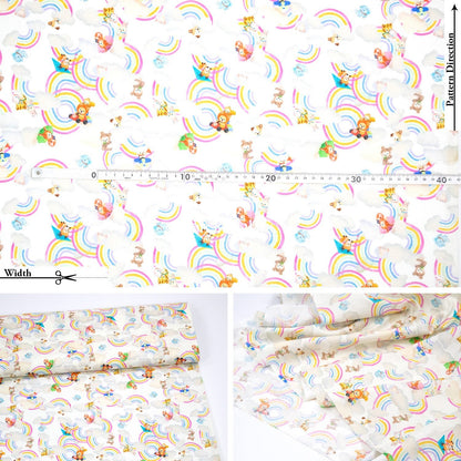 cotton - Raning Silder fabric - FO:REST Fabric 布恩堂Liberty fabrictana lawnjapanese fabricykk zipper