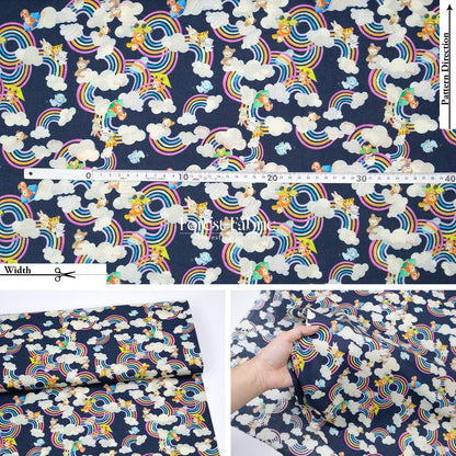 cotton - Raning Silder fabric - FO:REST Fabric 布恩堂Liberty fabrictana lawnjapanese fabricykk zipper
