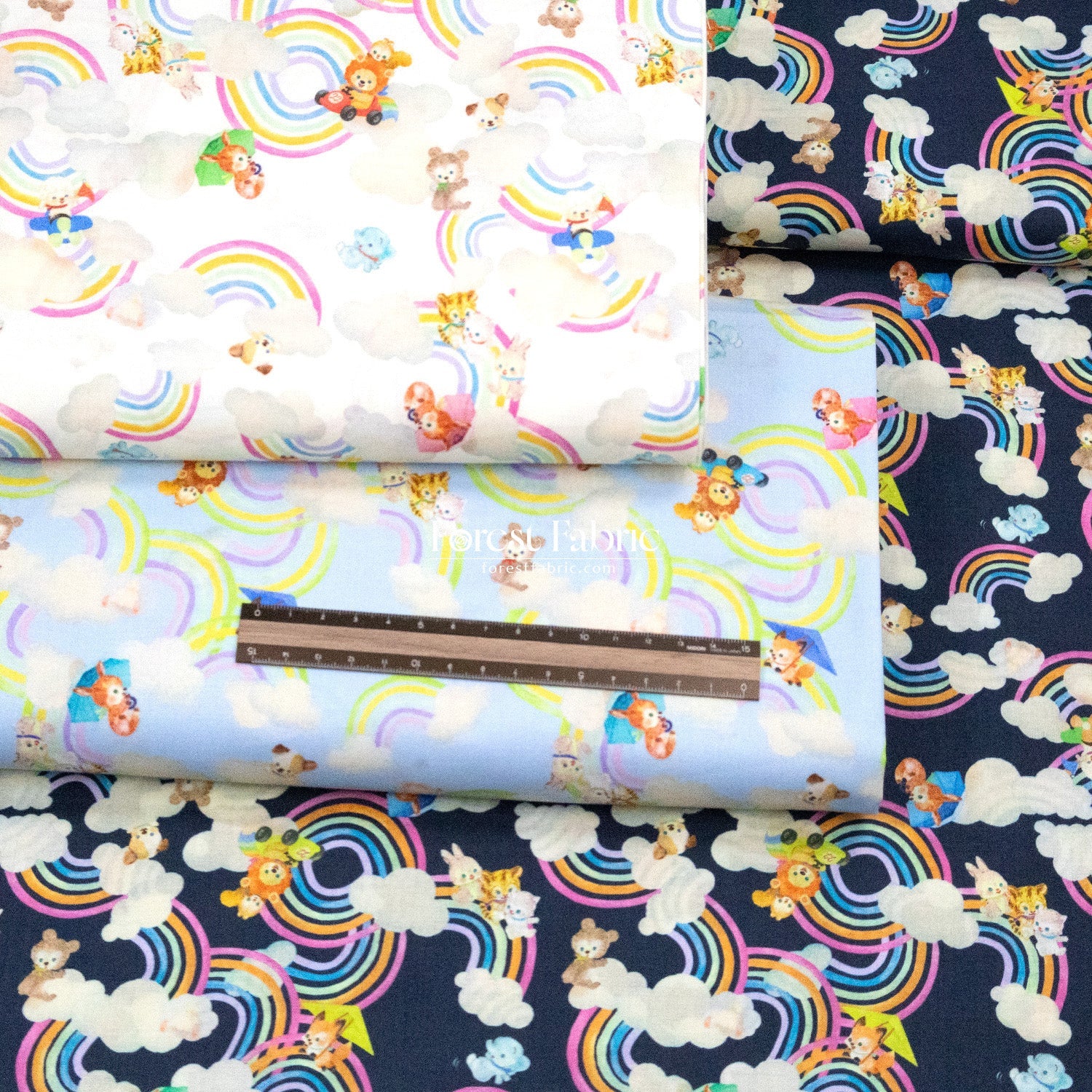 cotton - Raning Silder fabric - FO:REST Fabric 布恩堂Liberty fabrictana lawnjapanese fabricykk zipper