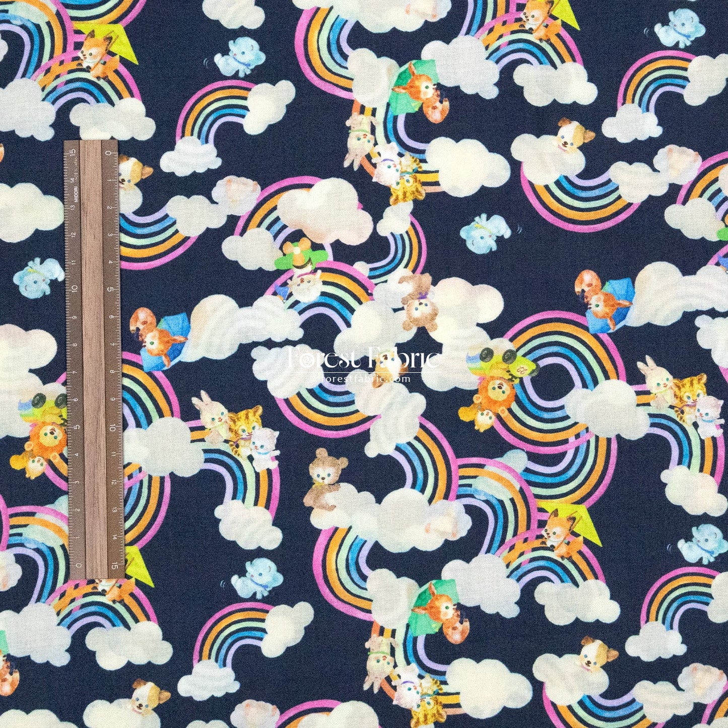 cotton - Raning Silder fabric - FO:REST Fabric 布恩堂Liberty fabrictana lawnjapanese fabricykk zipper