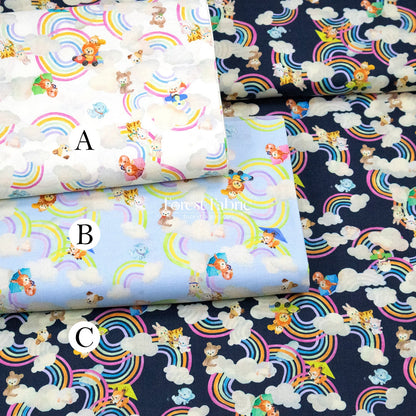 cotton - Raning Silder fabric - FO:REST Fabric 布恩堂Liberty fabrictana lawnjapanese fabricykk zipper