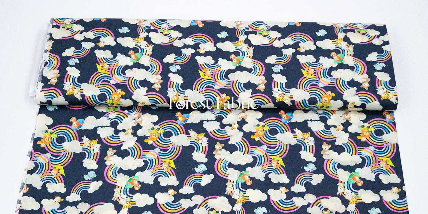cotton - Raning Silder fabric - FO:REST Fabric 布恩堂Liberty fabrictana lawnjapanese fabricykk zipper