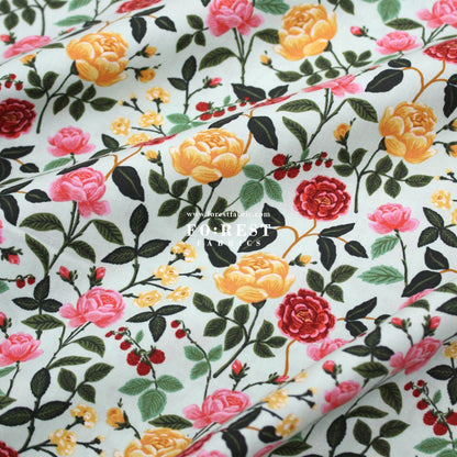 cotton - Rose fabric - FO:REST Fabric 布恩堂Liberty fabrictana lawnjapanese fabricykk zipper