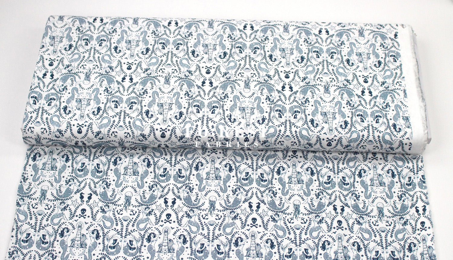 cotton - Sailor Salty Colony fabric - FO:REST Fabric 布恩堂Liberty fabrictana lawnjapanese fabricykk zipper
