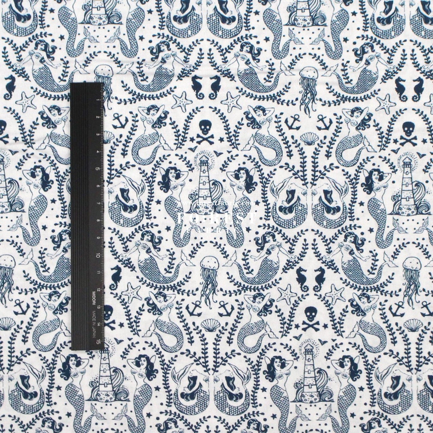 cotton - Sailor Salty Colony fabric - FO:REST Fabric 布恩堂Liberty fabrictana lawnjapanese fabricykk zipper