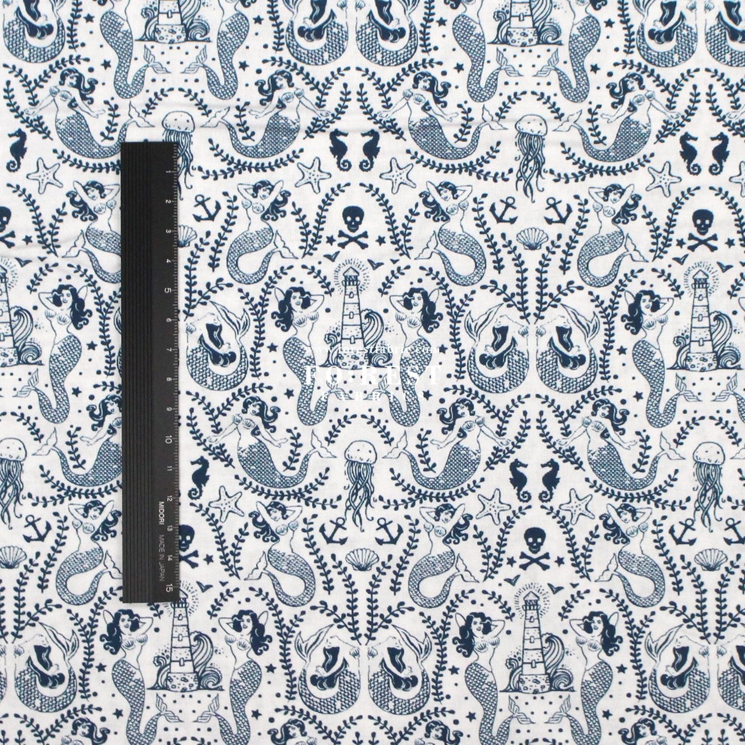 cotton - Sailor Salty Colony fabric - FO:REST Fabric 布恩堂Liberty fabrictana lawnjapanese fabricykk zipper