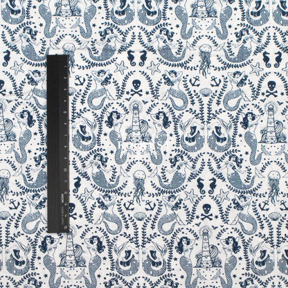 cotton - Sailor Salty Colony fabric - FO:REST Fabric 布恩堂Liberty fabrictana lawnjapanese fabricykk zipper