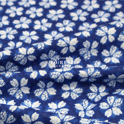 cotton - Sakura traditional Japanese style fabric white - FO:REST Fabric 布恩堂Liberty fabrictana lawnjapanese fabricykk zipper