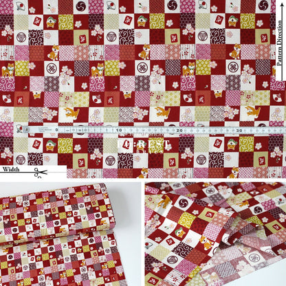 cotton - Shiba inu fabric - FO:REST Fabric 布恩堂Liberty fabrictana lawnjapanese fabricykk zipper