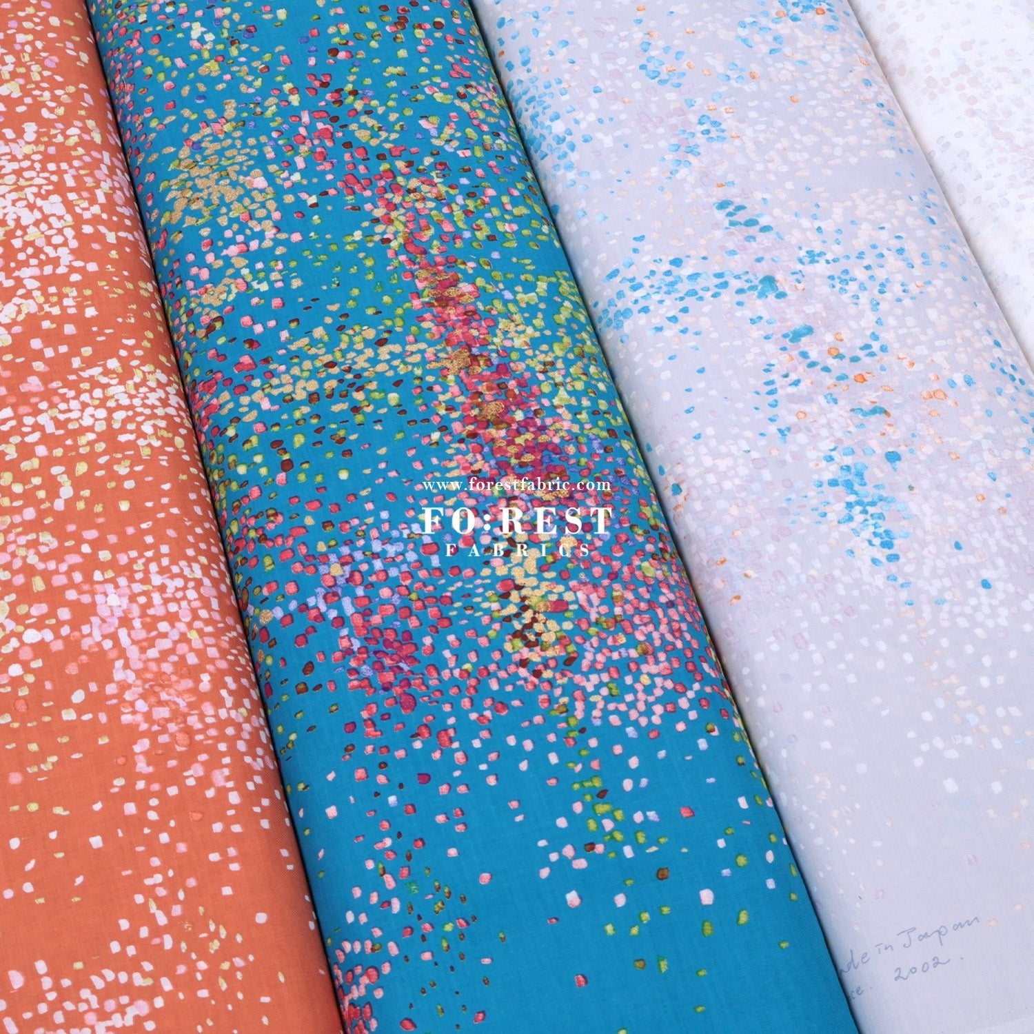 cotton silk - Water fall fabric 絲棉 - FO:REST Fabric 布恩堂Liberty fabrictana lawnjapanese fabricykk zipper
