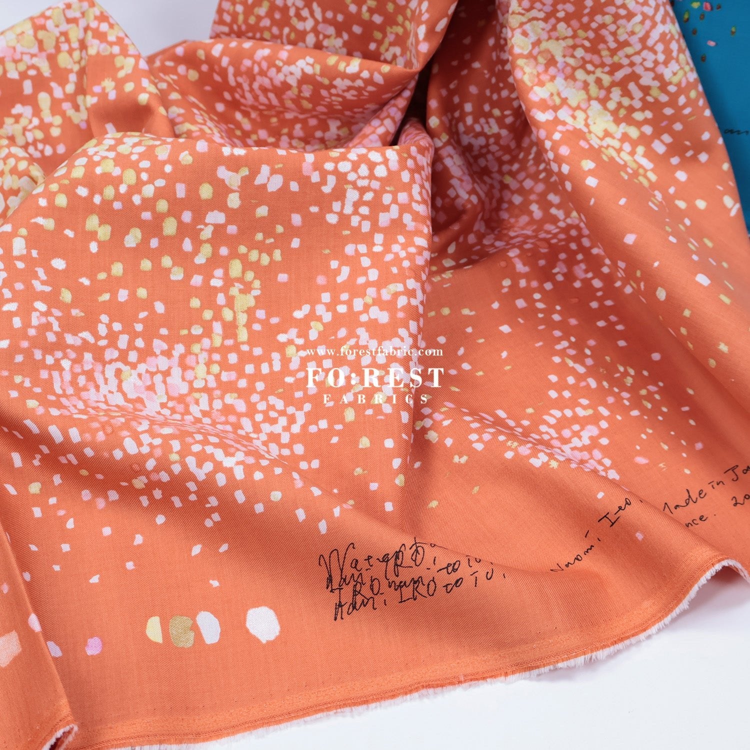 cotton silk - Water fall fabric 絲棉 - FO:REST Fabric 布恩堂Liberty fabrictana lawnjapanese fabricykk zipper