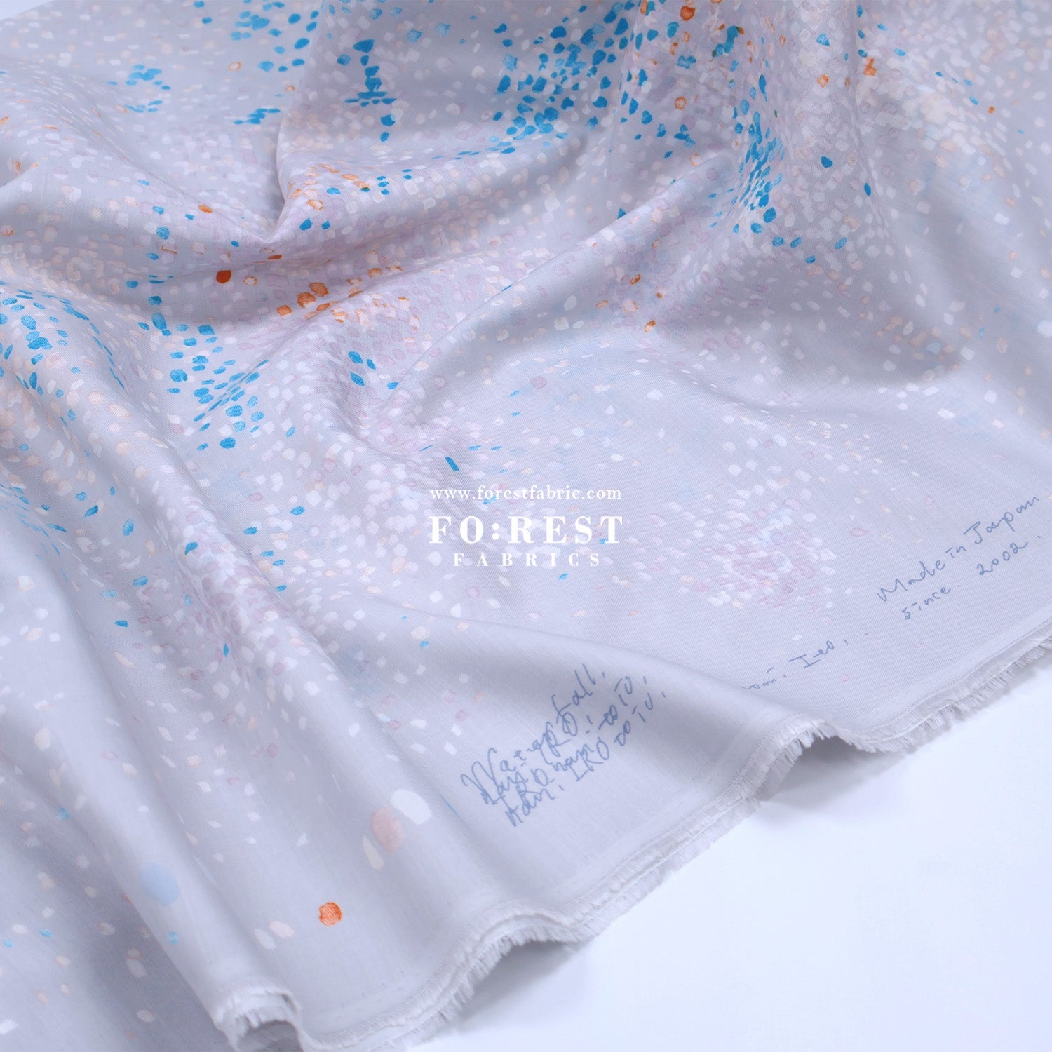 cotton silk - Water fall fabric 絲棉 - FO:REST Fabric 布恩堂Liberty fabrictana lawnjapanese fabricykk zipper