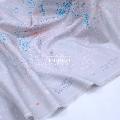 cotton silk - Water fall fabric 絲棉 - FO:REST Fabric 布恩堂Liberty fabrictana lawnjapanese fabricykk zipper