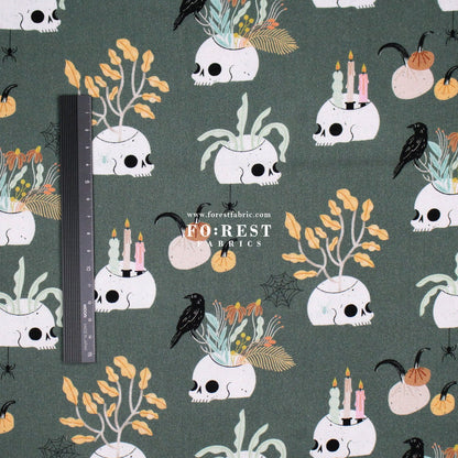 cotton - Skulls fabric - FO:REST Fabric 布恩堂Liberty fabrictana lawnjapanese fabricykk zipper