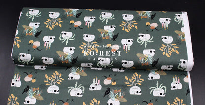 cotton - Skulls fabric - FO:REST Fabric 布恩堂Liberty fabrictana lawnjapanese fabricykk zipper