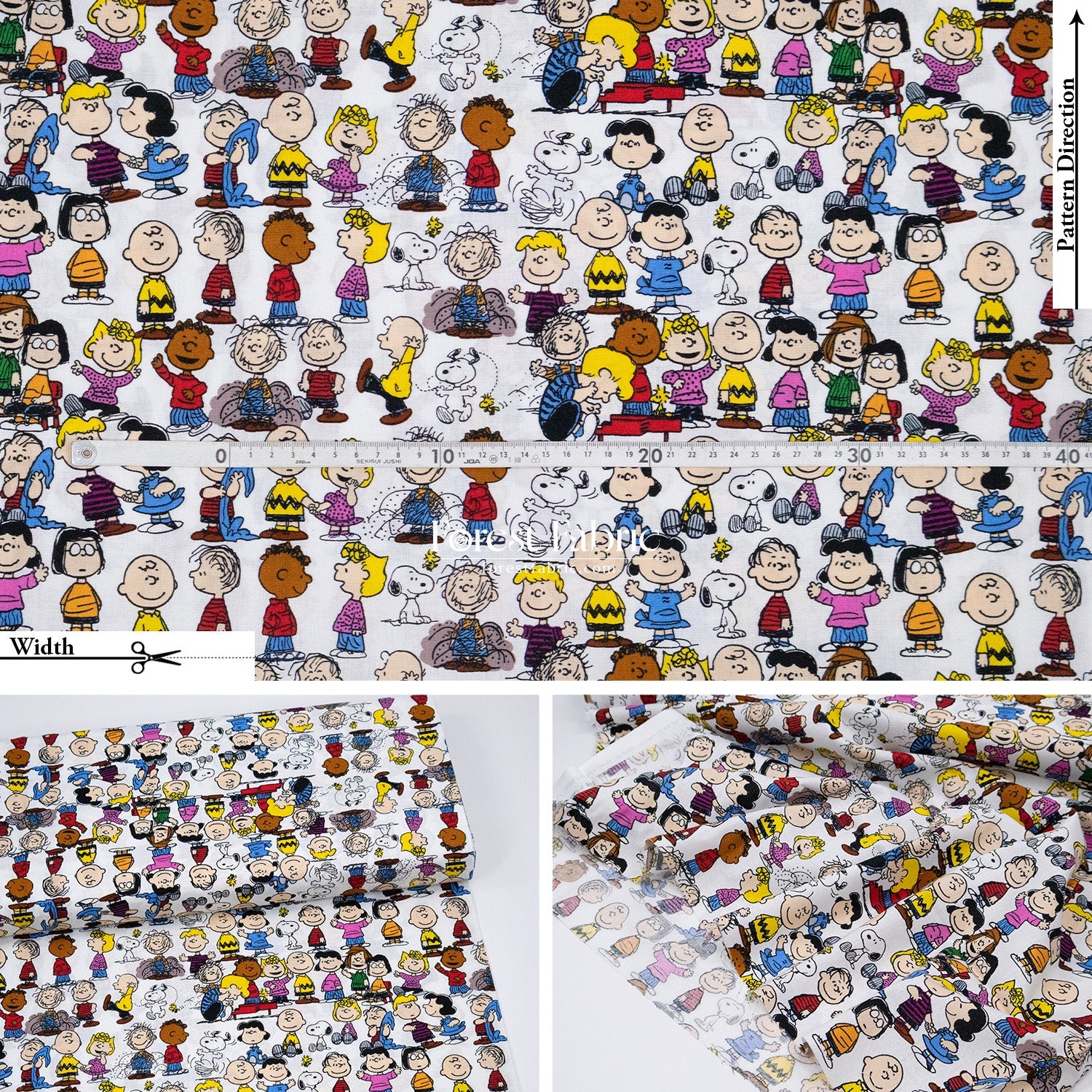 cotton - Snoopy fabric - FO:REST Fabric 布恩堂Liberty fabrictana lawnjapanese fabricykk zipper