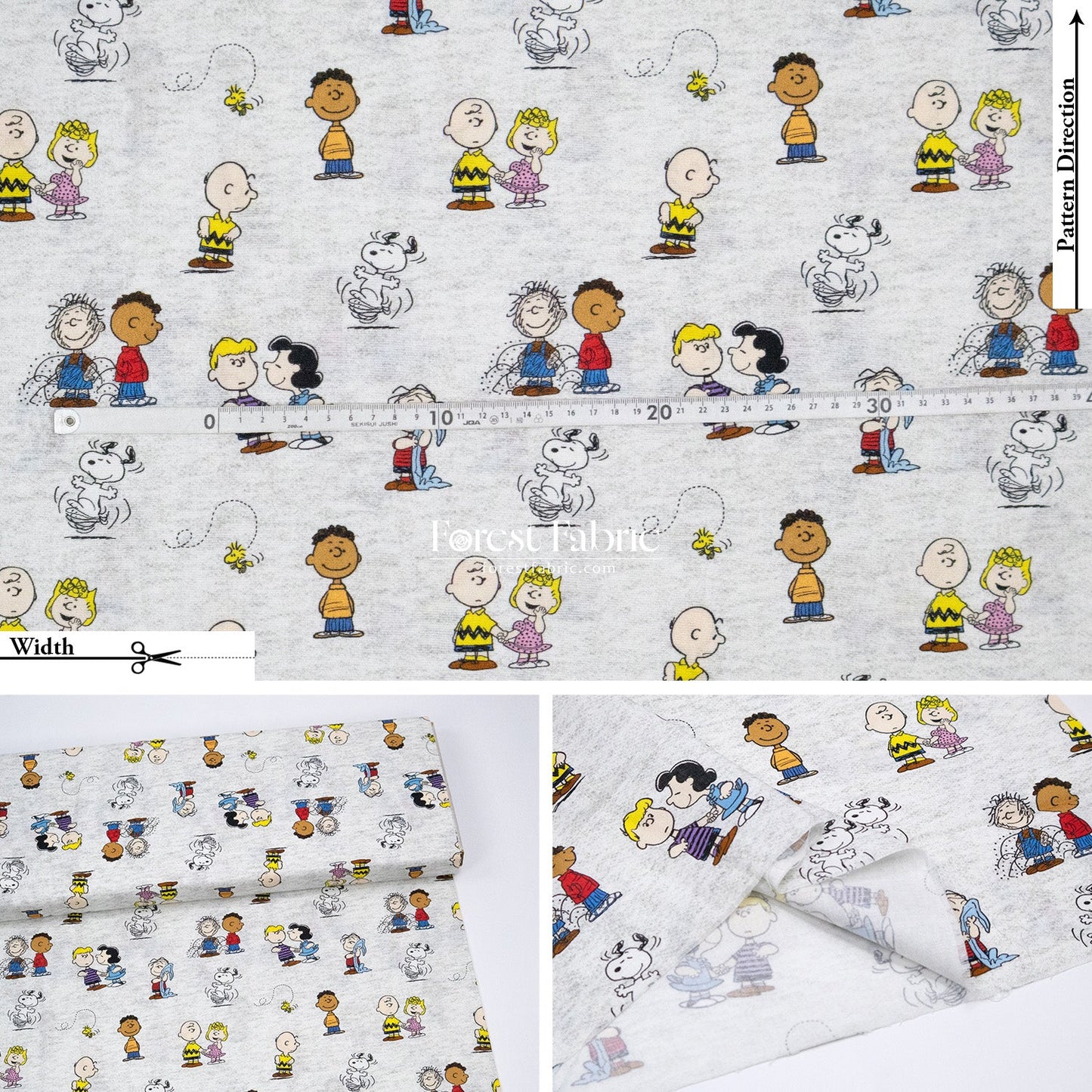 cotton - Snoopy fabric - FO:REST Fabric 布恩堂Liberty fabrictana lawnjapanese fabricykk zipper