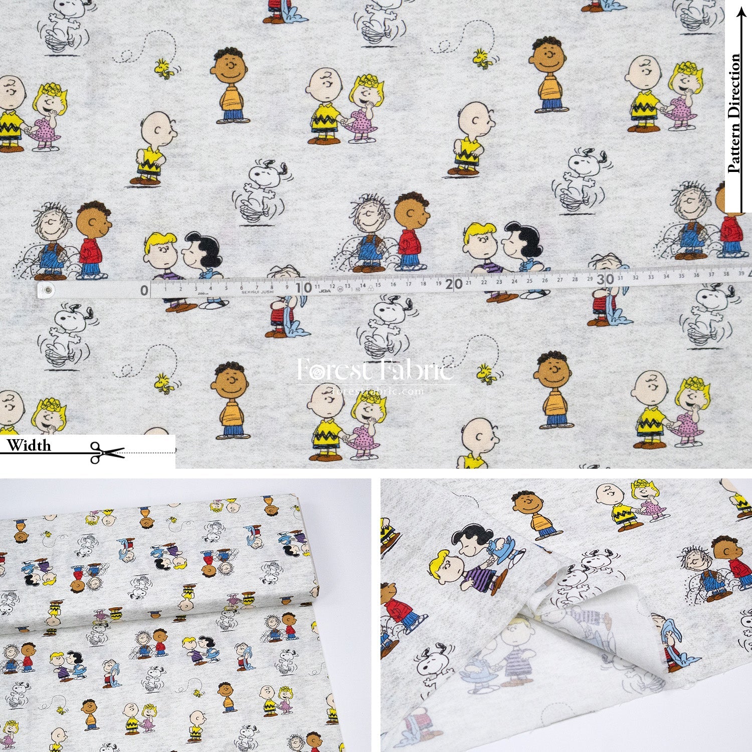 cotton - Snoopy fabric - FO:REST Fabric 布恩堂Liberty fabrictana lawnjapanese fabricykk zipper