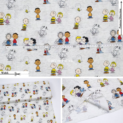 cotton - Snoopy fabric - FO:REST Fabric 布恩堂Liberty fabrictana lawnjapanese fabricykk zipper