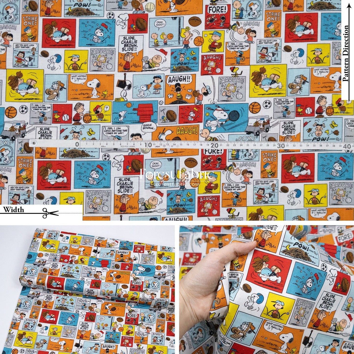 cotton - Snoopy fabric - FO:REST Fabric 布恩堂Liberty fabrictana lawnjapanese fabricykk zipper