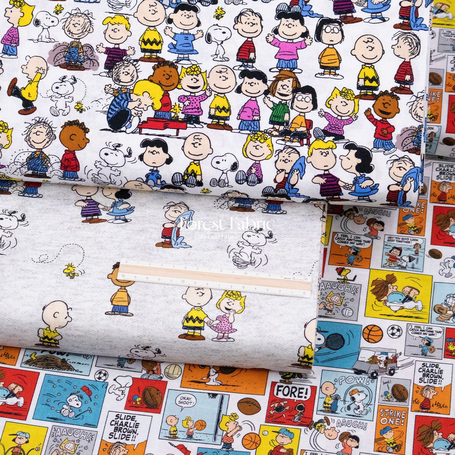 cotton - Snoopy fabric - FO:REST Fabric 布恩堂Liberty fabrictana lawnjapanese fabricykk zipper