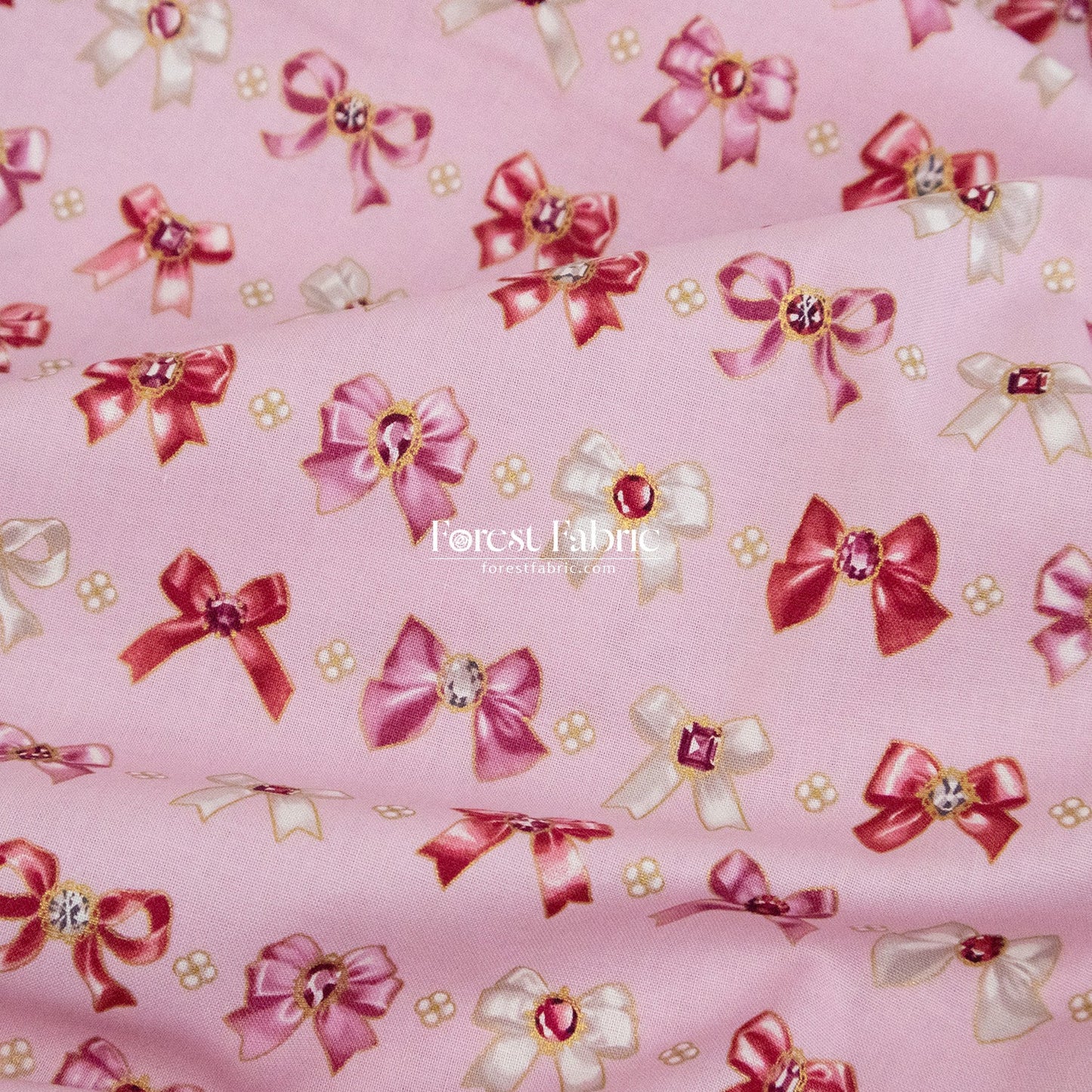 cotton - Sparkling Ribbons fabric - FO:REST Fabric 布恩堂Liberty fabrictana lawnjapanese fabricykk zipper