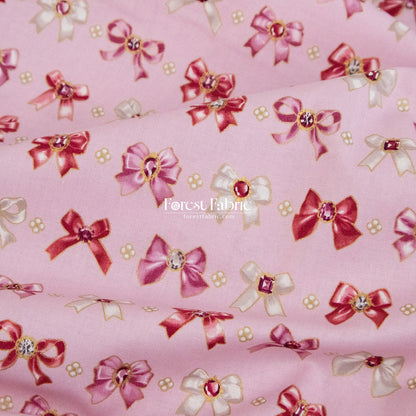cotton - Sparkling Ribbons fabric - FO:REST Fabric 布恩堂Liberty fabrictana lawnjapanese fabricykk zipper