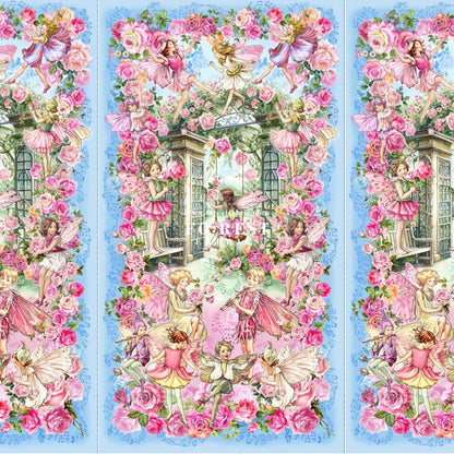cotton - Spring Song Fairy fabric (PANEL) - FO:REST Fabric 布恩堂Liberty fabrictana lawnjapanese fabricykk zipper