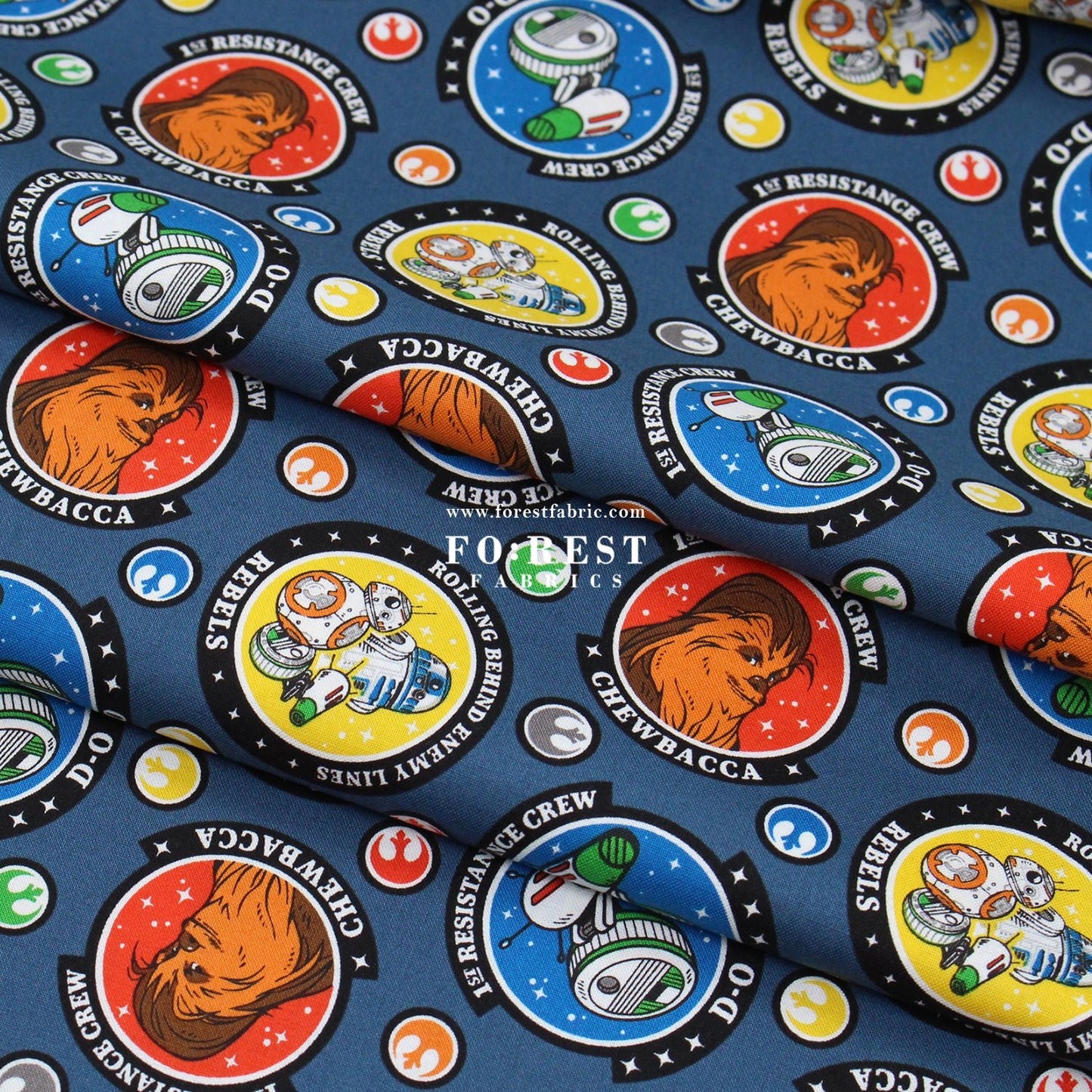 cotton - Star war fabric (member) - FO:REST Fabric 布恩堂Liberty fabrictana lawnjapanese fabricykk zipper