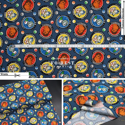cotton - Star war fabric (member) - FO:REST Fabric 布恩堂Liberty fabrictana lawnjapanese fabricykk zipper