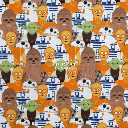 cotton - Star war fabric (member) - FO:REST Fabric 布恩堂Liberty fabrictana lawnjapanese fabricykk zipper