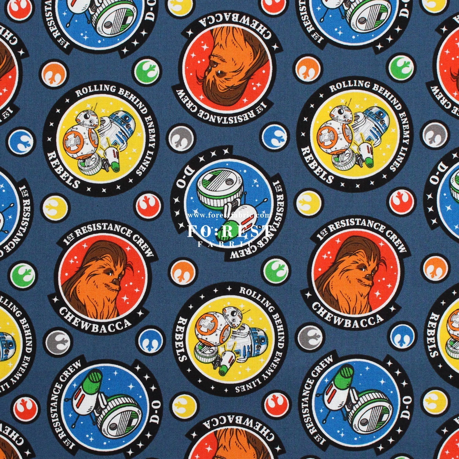 cotton - Star war fabric (member) - FO:REST Fabric 布恩堂Liberty fabrictana lawnjapanese fabricykk zipper
