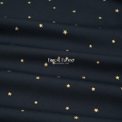 cotton - star with metallic fabric fabric - FO:REST Fabric 布恩堂Liberty fabrictana lawnjapanese fabricykk zipper