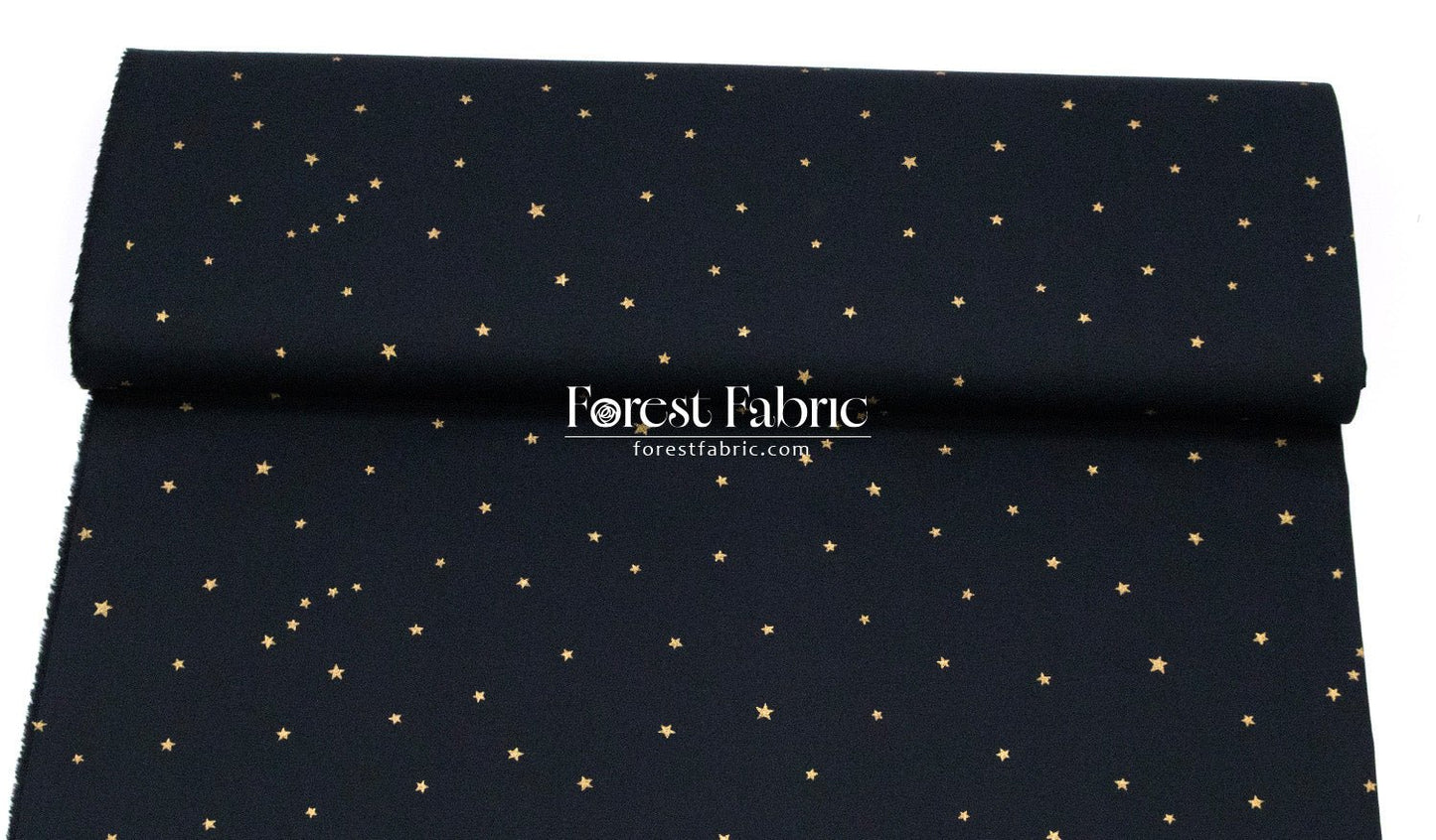 cotton - star with metallic fabric fabric - FO:REST Fabric 布恩堂Liberty fabrictana lawnjapanese fabricykk zipper