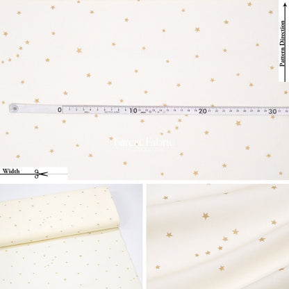 cotton - star with metallic fabric fabric - FO:REST Fabric 布恩堂Liberty fabrictana lawnjapanese fabricykk zipper