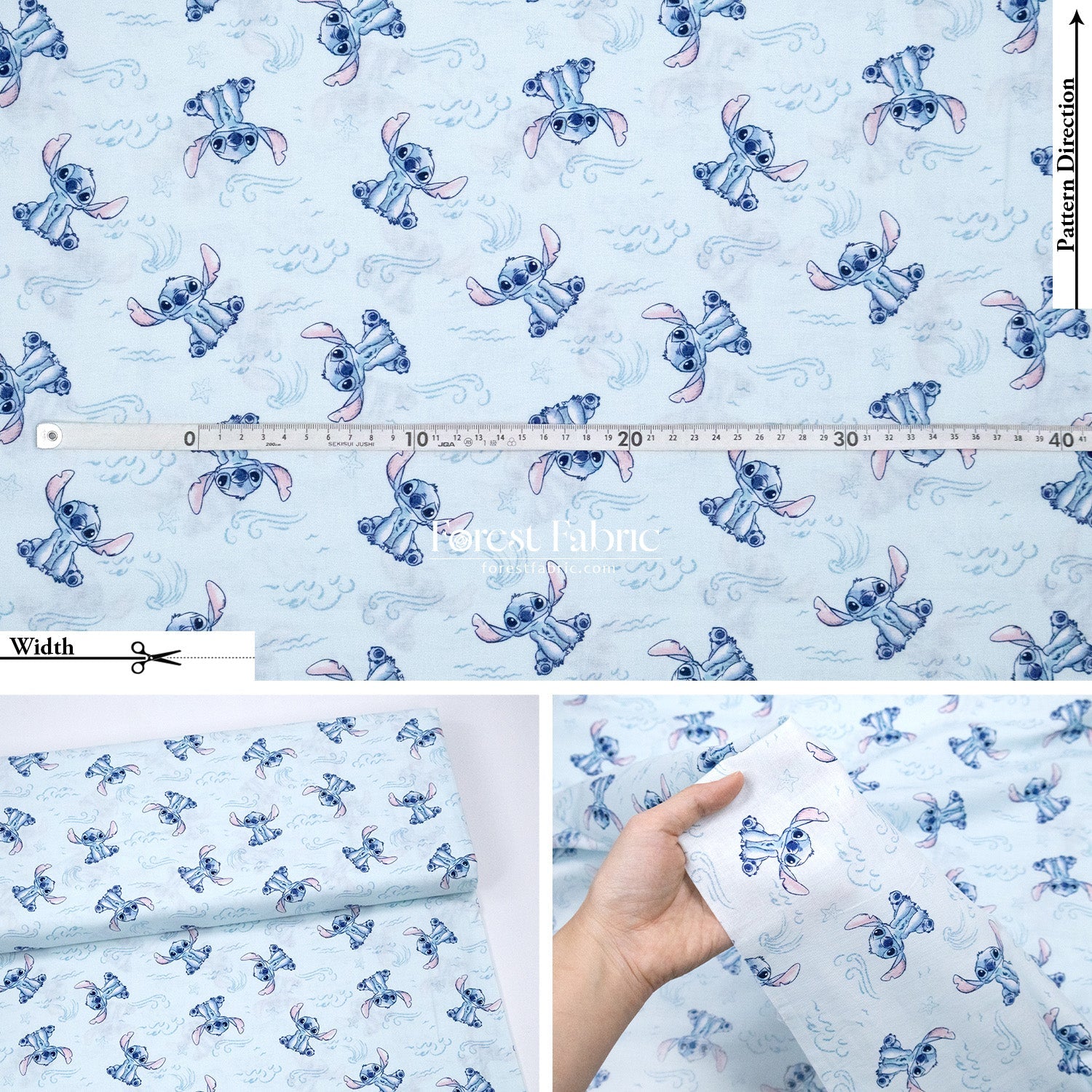 cotton - Stitch fabric - FO:REST Fabric 布恩堂Liberty fabrictana lawnjapanese fabricykk zipper