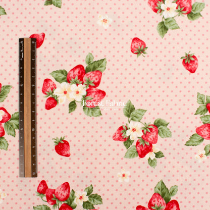 cotton - Strawberry Fields fabric - FO:REST Fabric 布恩堂Liberty fabrictana lawnjapanese fabricykk zipper