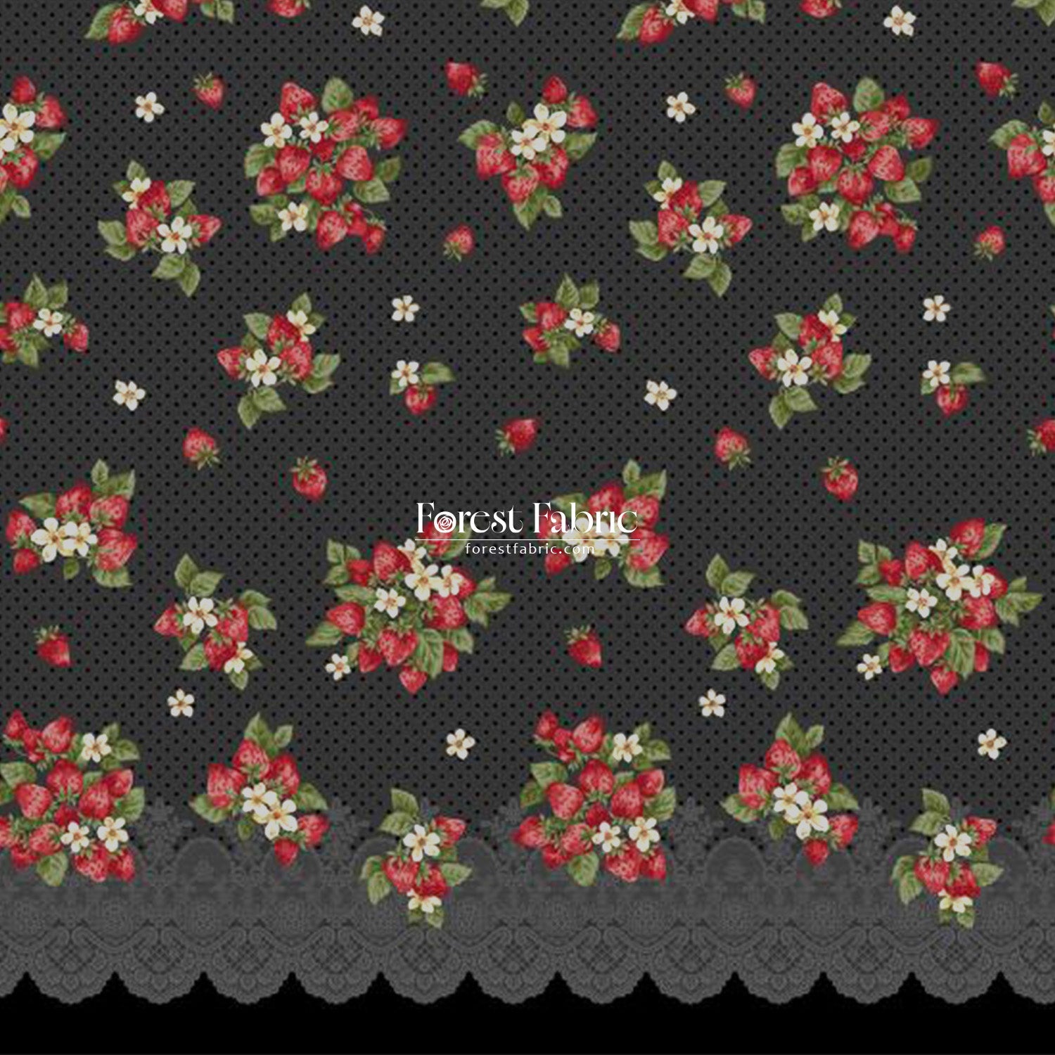 cotton - Strawberry Fields fabric - FO:REST Fabric 布恩堂Liberty fabrictana lawnjapanese fabricykk zipper