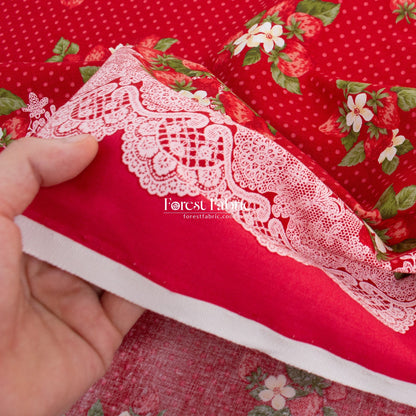 cotton - Strawberry Fields fabric - FO:REST Fabric 布恩堂Liberty fabrictana lawnjapanese fabricykk zipper