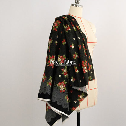 cotton - Strawberry Fields fabric - FO:REST Fabric 布恩堂Liberty fabrictana lawnjapanese fabricykk zipper