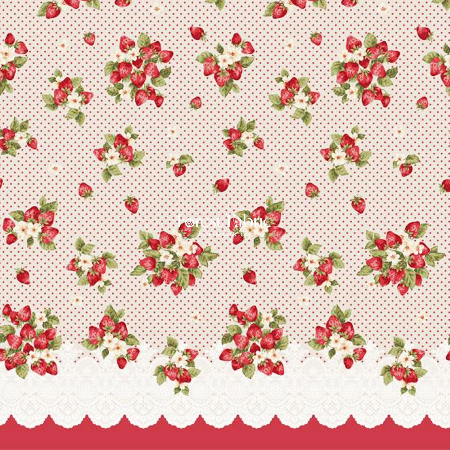 cotton - Strawberry Fields fabric - FO:REST Fabric 布恩堂Liberty fabrictana lawnjapanese fabricykk zipper