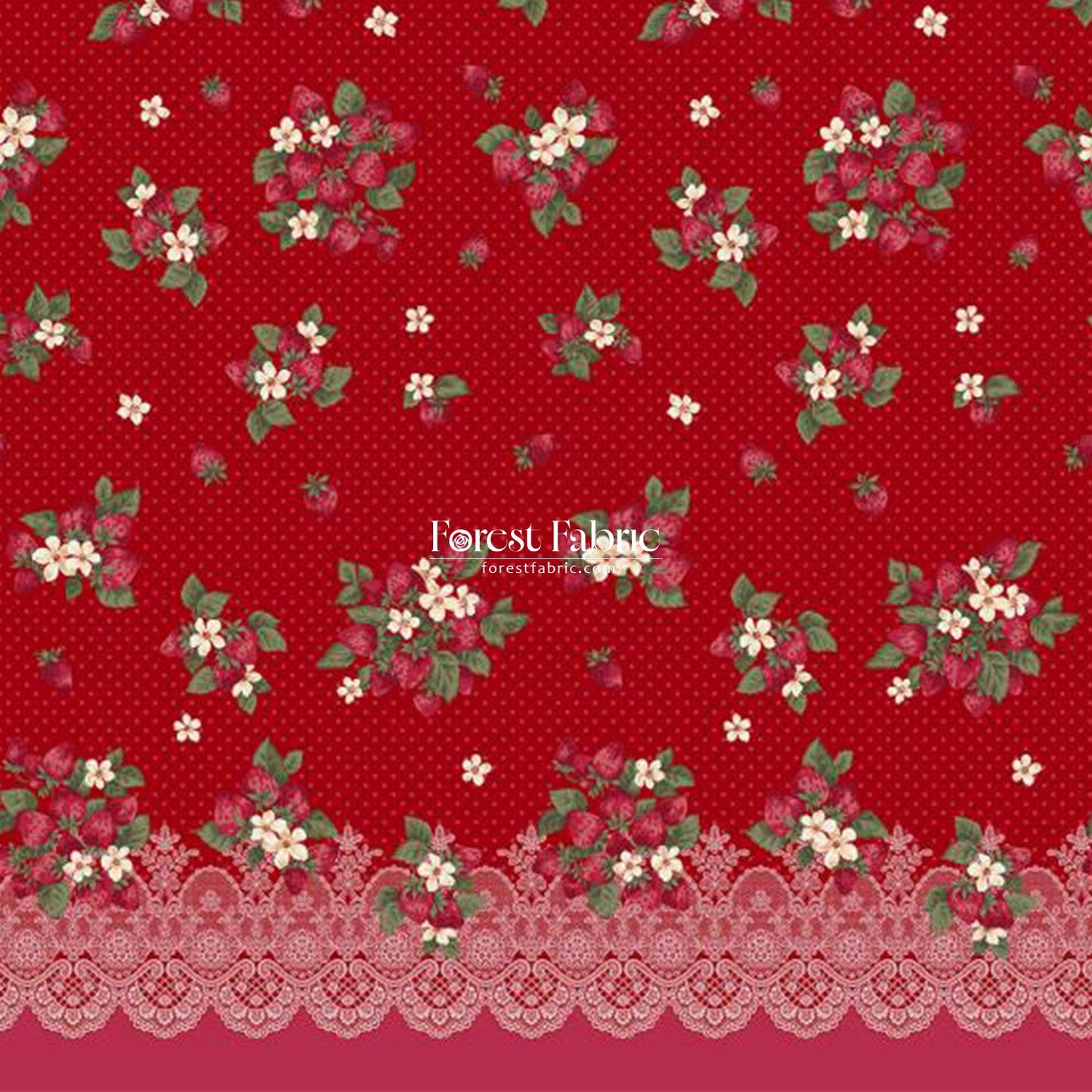 cotton - Strawberry Fields fabric - FO:REST Fabric 布恩堂Liberty fabrictana lawnjapanese fabricykk zipper