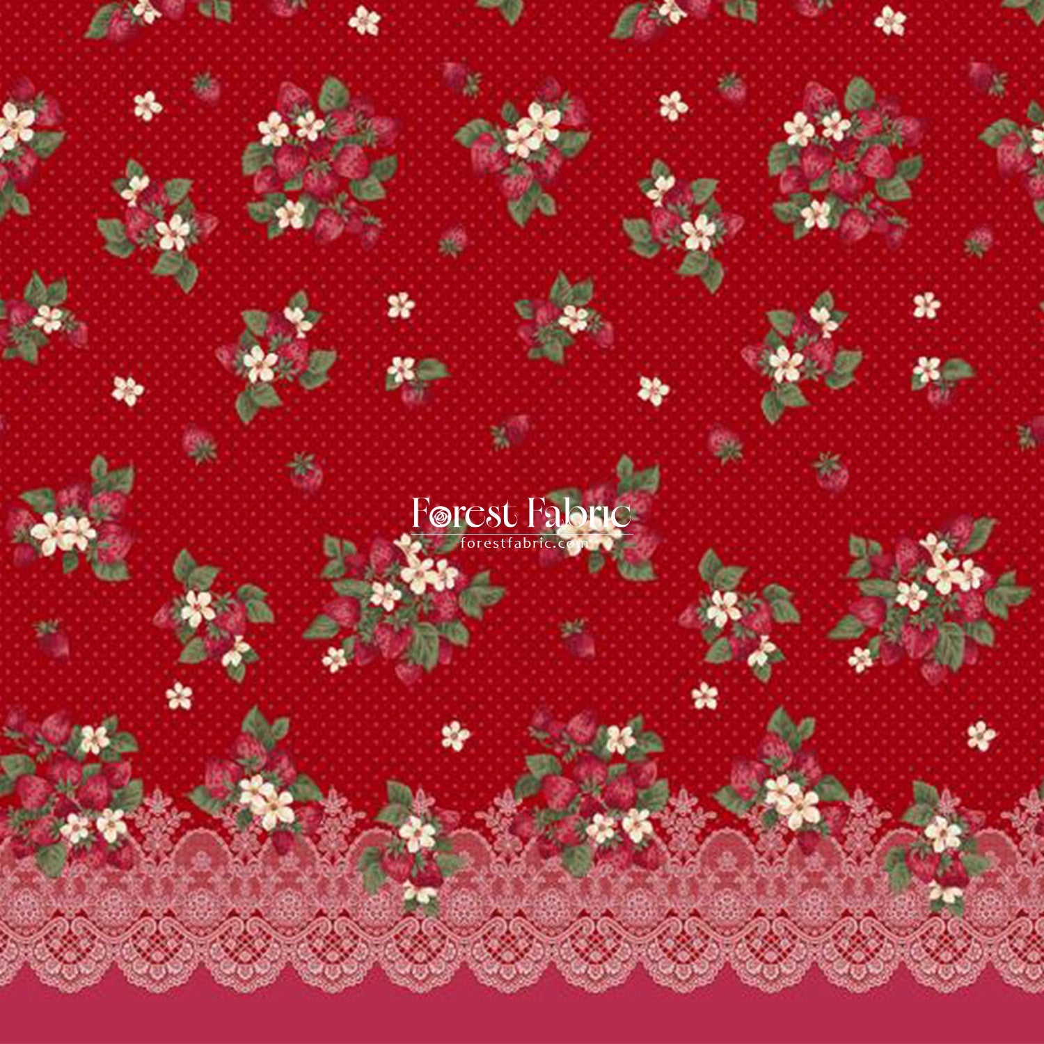 cotton - Strawberry Fields fabric - FO:REST Fabric 布恩堂Liberty fabrictana lawnjapanese fabricykk zipper