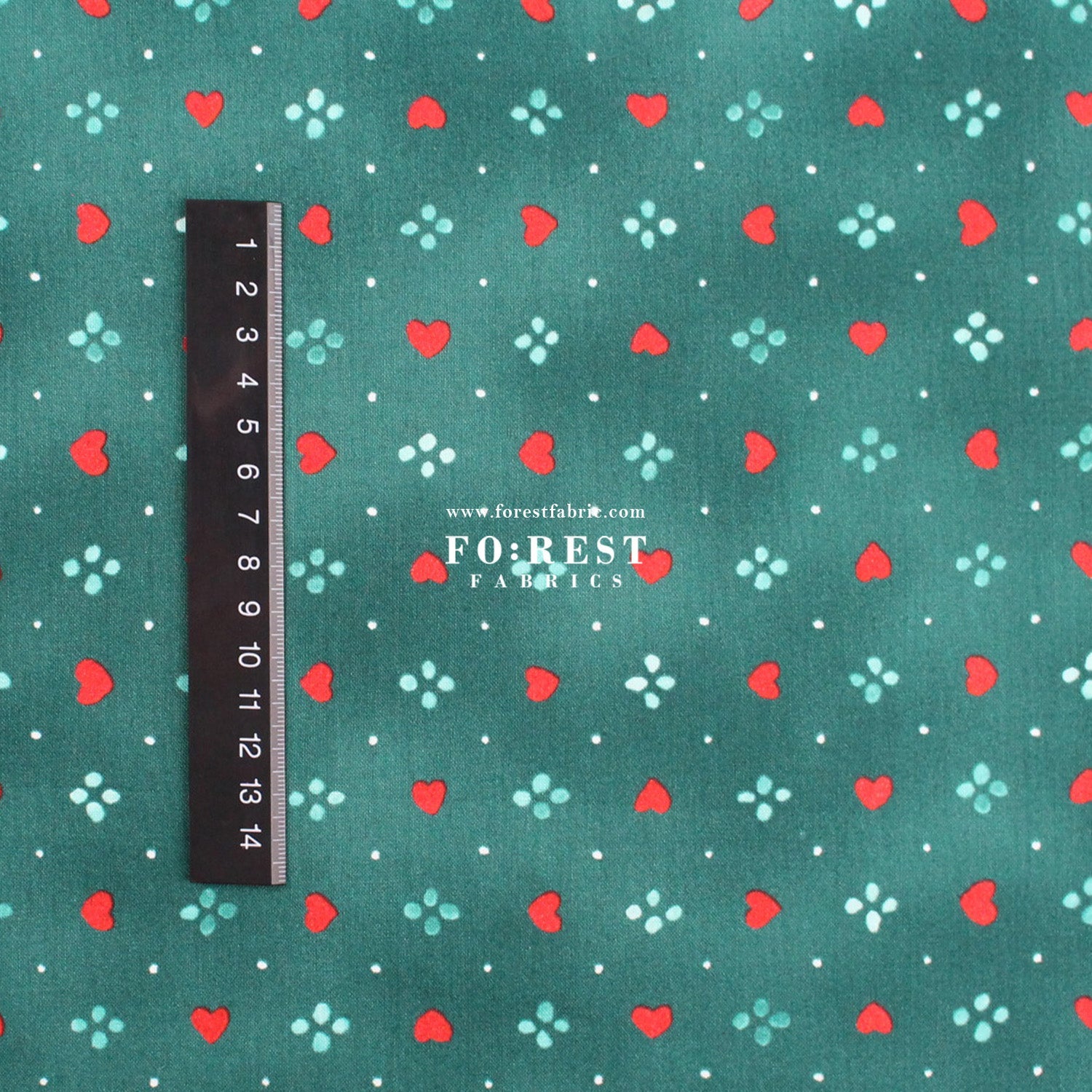 cotton - Strawberry Sweetie Green fabric - FO:REST Fabric 布恩堂Liberty fabrictana lawnjapanese fabricykk zipper
