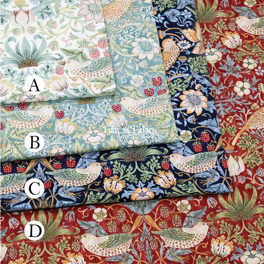 cotton - The Art of William Morris fabric 1 - FO:REST Fabric 布恩堂Liberty fabrictana lawnjapanese fabricykk zipper