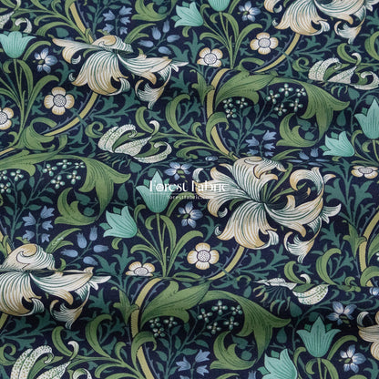 cotton - The Art of William Morris fabric 3 - FO:REST Fabric 布恩堂Liberty fabrictana lawnjapanese fabricykk zipper